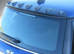Blank svart Shark Fin Diffuser Mini One / Cooper R56 3-Dörrars