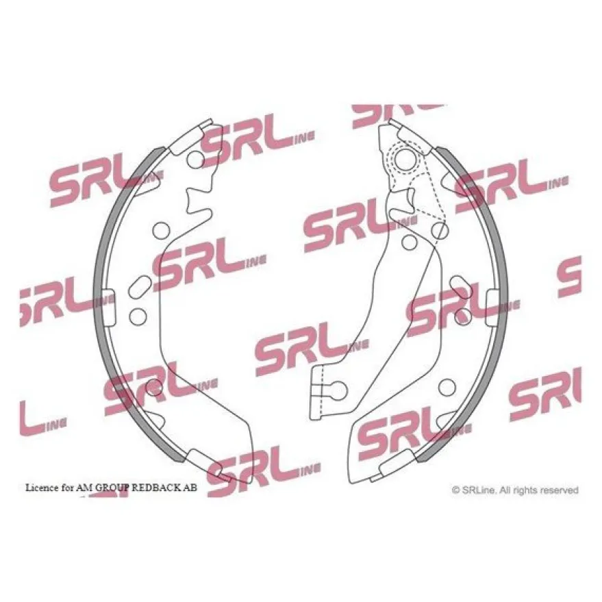 Bromsbackar, sats till HYUNDAI ACCENT
