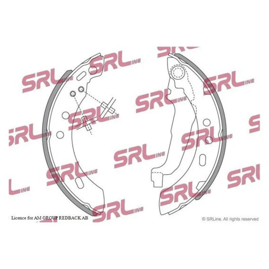 Bromsbackar, sats till NISSAN MICRA II (K11)