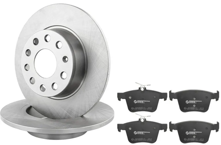 Bromssats bakaxel 272mm (solida) Audi A3/VW Golf VII/Seat Leon