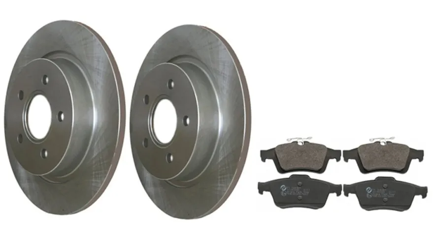 Bromssats bak – 280 mm skivor för Volvo C30, C70 II, S40 II, V40 och V50