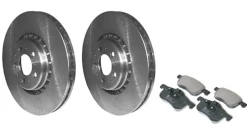 Bromssats fram – 305 mm skivor för Volvo S60 I, S80 I, V70 II, XC70 I