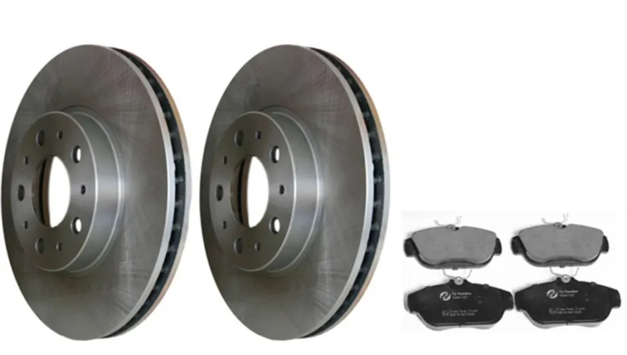 Bromssats fram – 280 mm skivor – Volvo 740, 940, 960