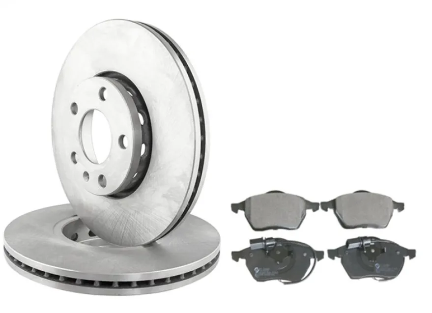Bromssats fram – 288 mm ventilerade skivor – VW Passat B5/B5.5