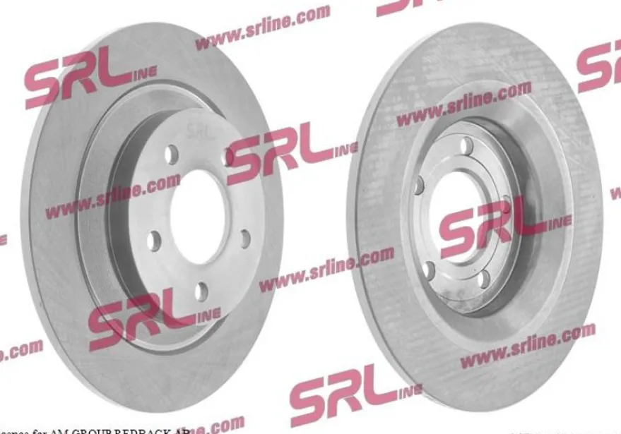 Bromsskiva Bakaxel 2 st till MAZDA 5