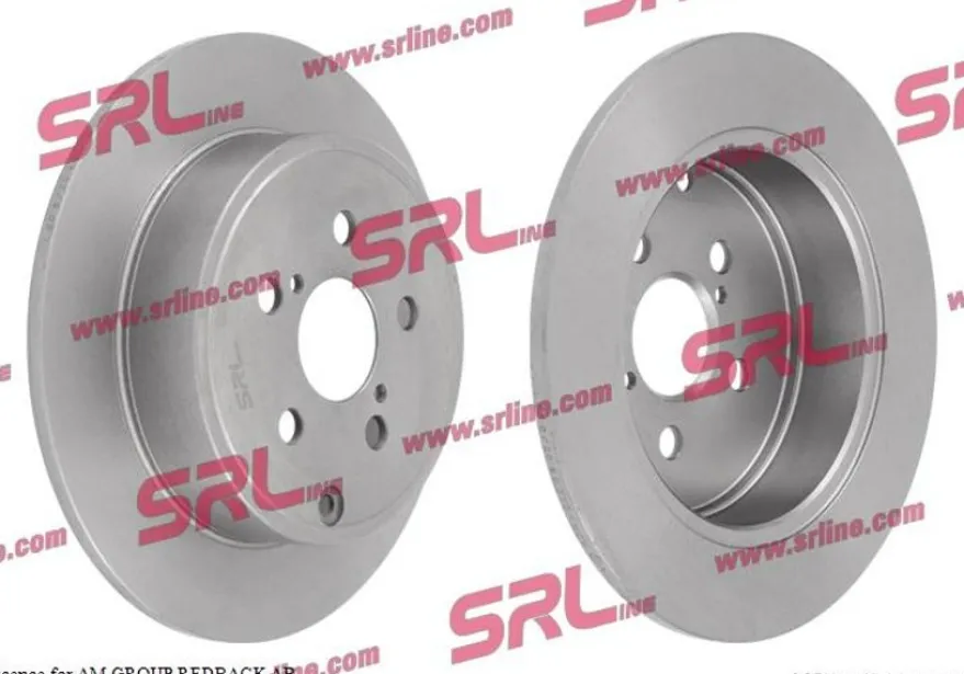 Bromsskiva Bakaxel 2 st till TOYOTA AVENSIS