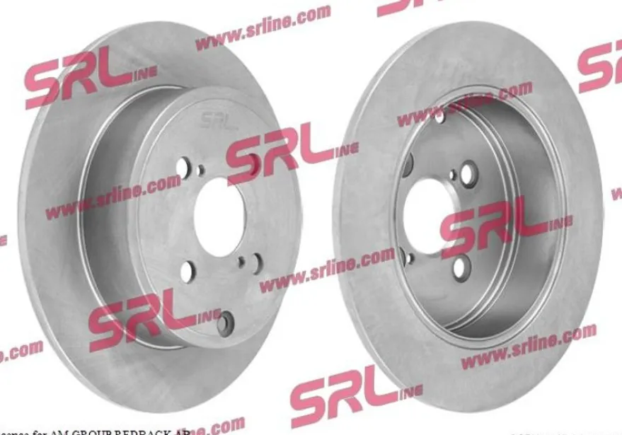 Bromsskiva Bakaxel 2 st till TOYOTA COROLLA