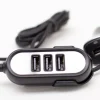 cigarettändaruttag USB-Adapter 4-Portar