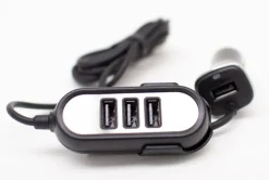 cigarettändaruttag USB-Adapter 4-Portar
