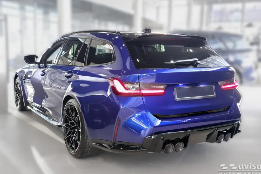 Dekorlist baklucka BMW 3-serie G21 Touring LCI 2022– Blank Svart
