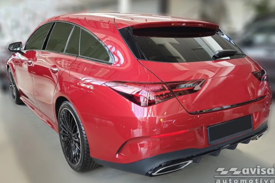Dekorlist baklucka Mercedes CLA X118 Shooting Brake 2019–2025 Blank Svart