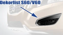Dekorramar Matt Aluminium Volvo S60/V60 2010-2013