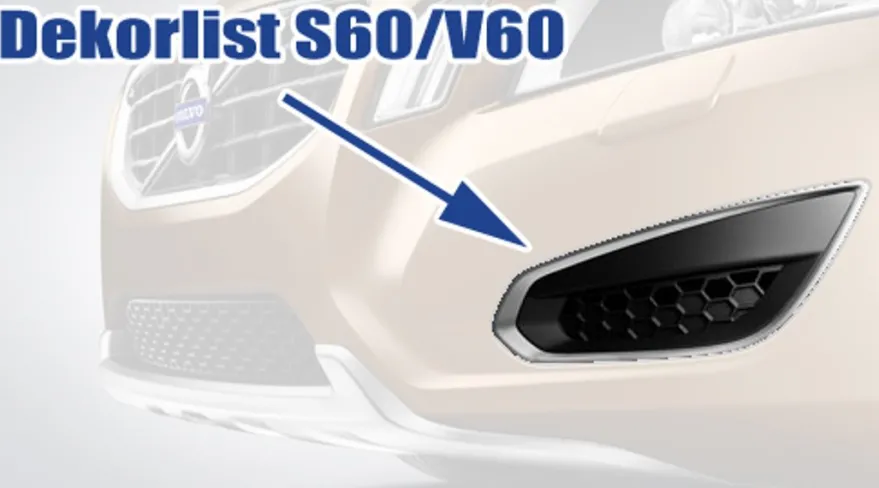 Dekorramar Matt Aluminium Volvo S60/V60 2010-2013
