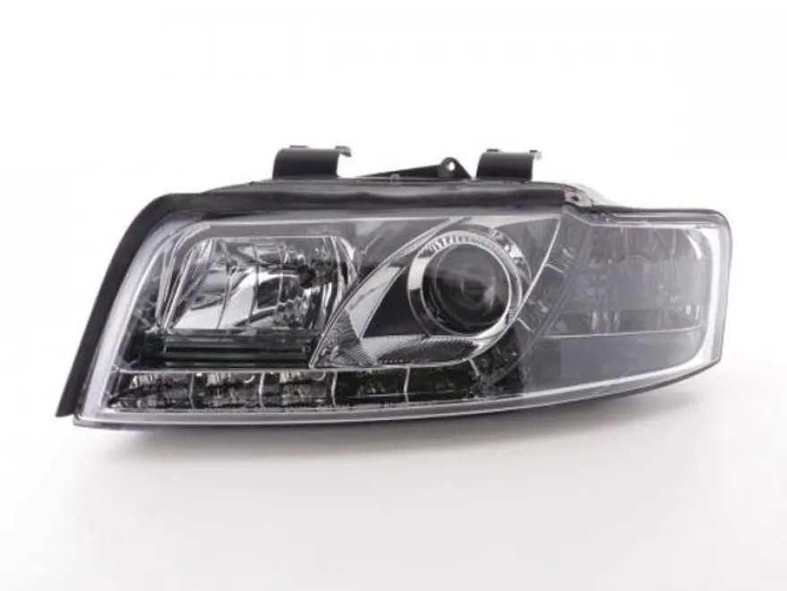 Devil Eyes Strålkastare Krom Audi A4 (B6/8E) 2001-2004
