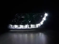 Devil Eyes Strålkastare Krom Audi A4 (B6/8E) 2001-2004