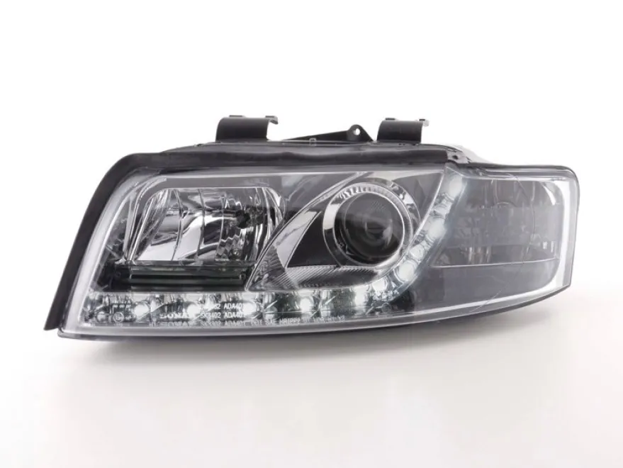 Devil Eyes Strålkastare Krom Audi A4 (B6/8E) 2001-2004