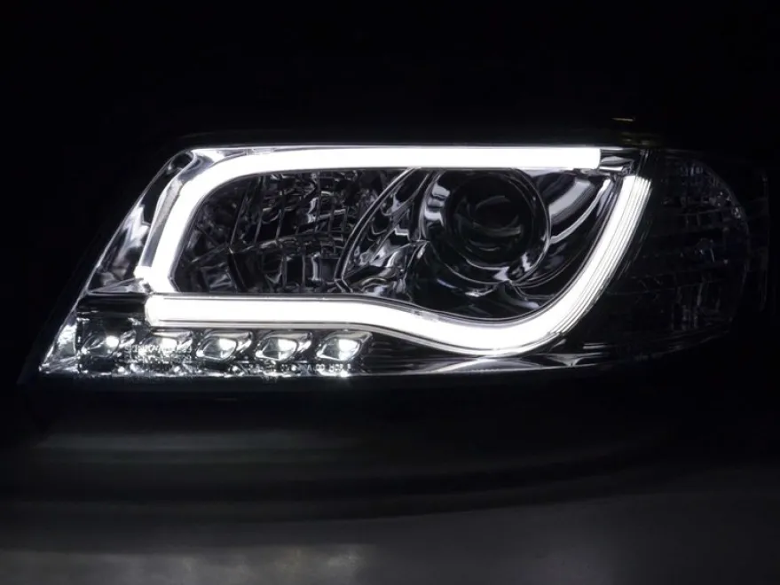 Devil Eyes Strålkastare Krom Audi A6 (C5/4B) 1997-2001