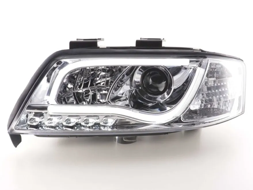 Devil Eyes Strålkastare Krom Audi A6 (C5/4B) 1997-2001