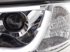 Devil Eyes Strålkastare Krom Audi A6 (C5/4B) 2001-2004