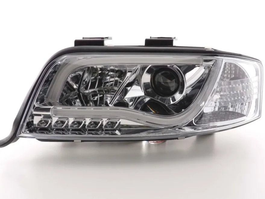 Devil Eyes Strålkastare Krom Audi A6 (C5/4B) 2001-2004