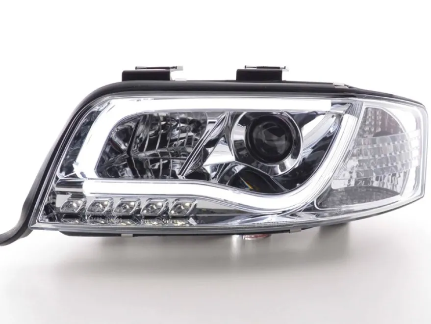 Devil Eyes Strålkastare Krom Audi A6 (C5/4B) 2001-2004