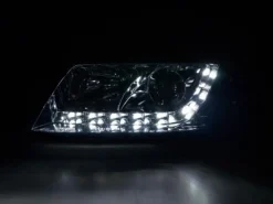 Devil Eyes Strålkastare Krom Audi A6 (C5/4B) 1997-2001