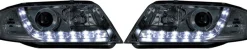 Devil Eyes Strålkastare Krom Audi A6 (C5/4B) 1997-2001