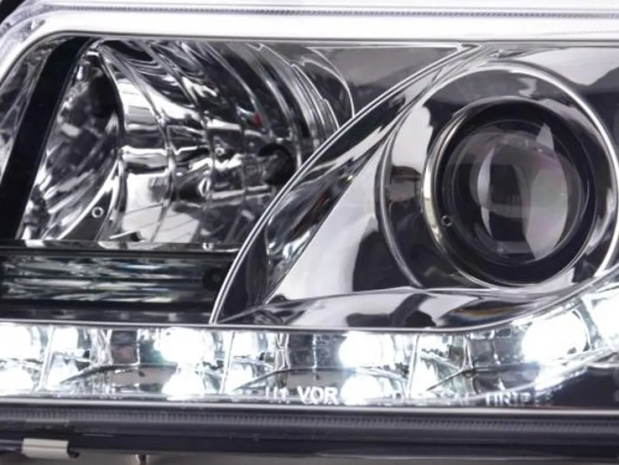 Devil Eyes Strålkastare Krom Audi A3 (8L) 1996-2000