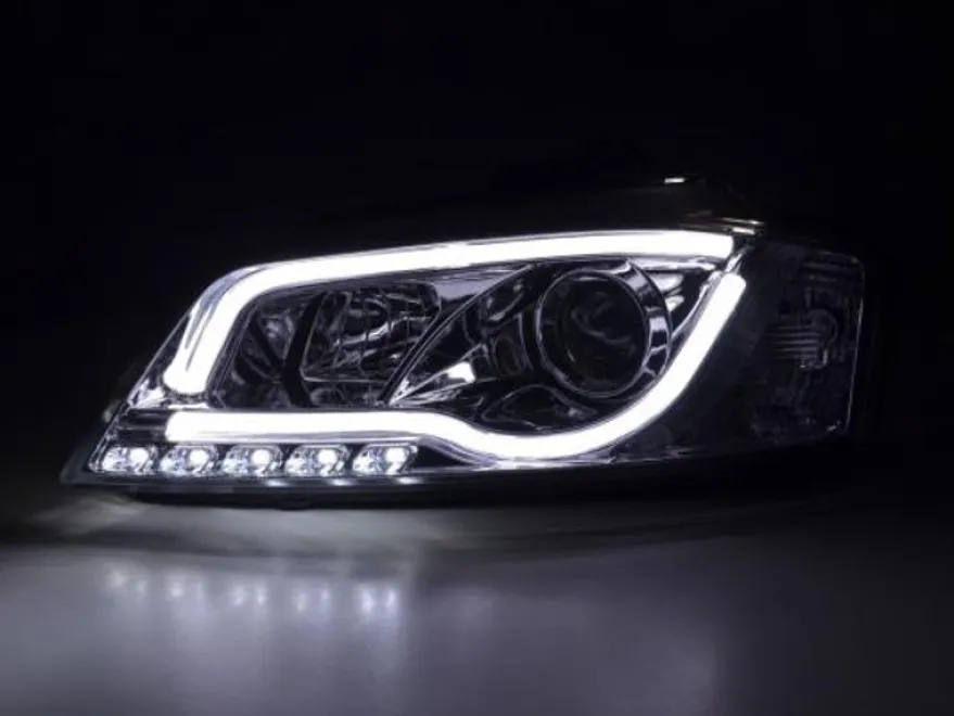 Devil Eyes Strålkastare Krom Audi A3 (8P) 2008-2012