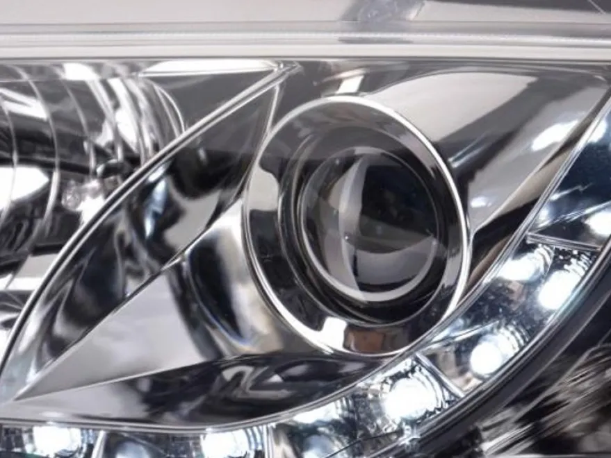 Devil Eyes Strålkastare Krom Audi A3 (8P) 2003-2007