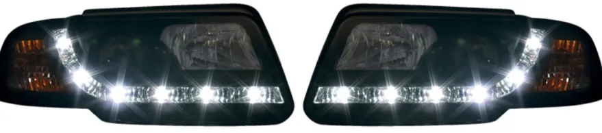 Devil Eyes Strålkastare Svart Audi A4 (B5/8D) 1994-1999