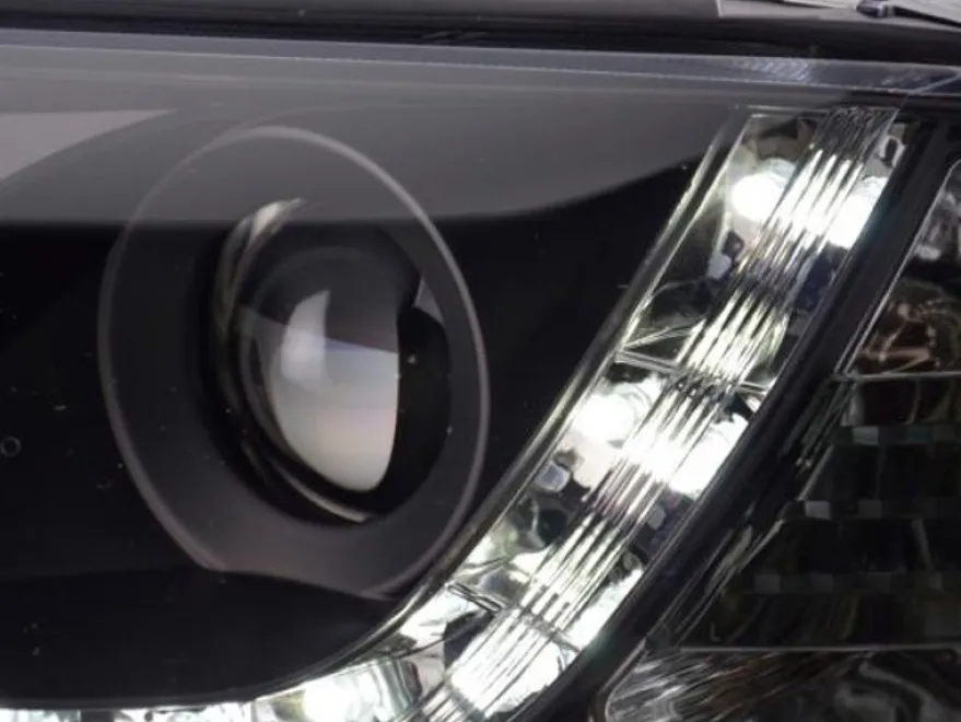 Devil Eyes Strålkastare Svart Audi A6 (C5/4B) 2001-2004
