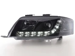 Devil Eyes Strålkastare Svart Audi A6 (C5/4B) 1997-2000