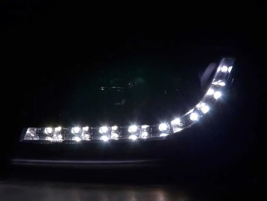 Devil Eyes Strålkastare Svart Audi A3 (8P) 2003-2007
