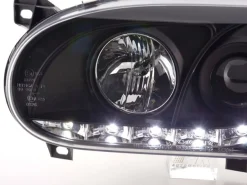 Devil Eyes Strålkastare Svart VW Golf MK3 1991-1997