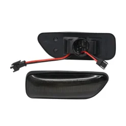 Dynamisk Led Blanksvarta Skärmblinkers Volvo V70, V70XC, S60, S80, XC90