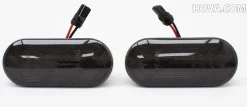Dynamisk Led Skärmblinkers Svart VW Golf, Passat mm