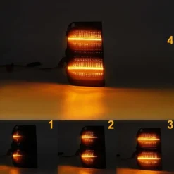 Dynamisk LED Spegelblinkers Fiat Ducato III 2006-><noscript><img width=