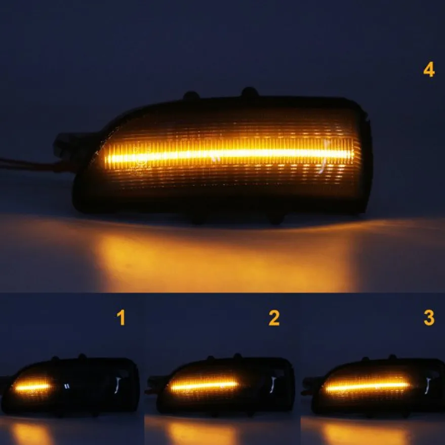 Dynamisk LED Spegelblinkers Volvo V70, C70, S80, S60, V50, V40, S40, C30