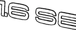 Emblem ''1.6 SE'' Volvo S40/V40 1996-2004