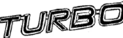Emblem ''TURBO'' Volvo 850, 855, 940, 945