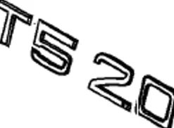 Emblem ''T5 2.0'' Volvo V70 1997-2000