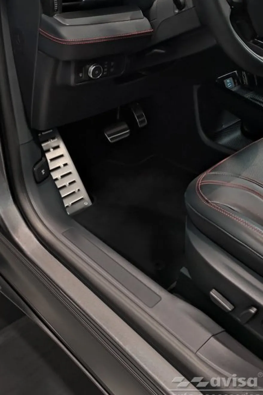 Fotstöd Borstad stål Ford Mustang MACH-E 2020->