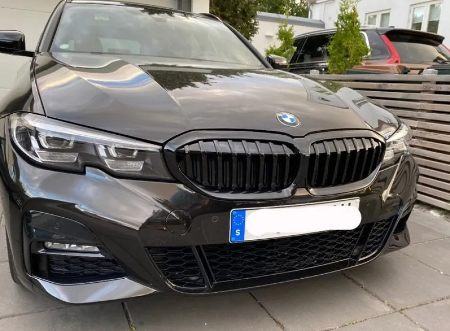 Grillar/Njurar Blank-Svart BMW 3-Serie G20, G21 2018-2022
