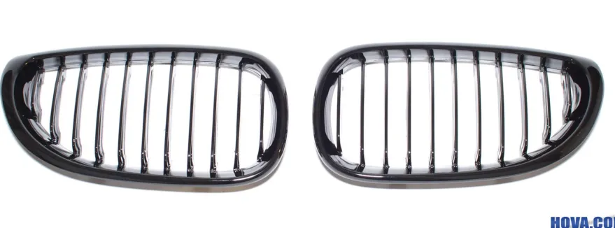 Grillar/Njurar Blanksvart BMW 5-Serien E60 Sedan / E61 Touring 2004-2010