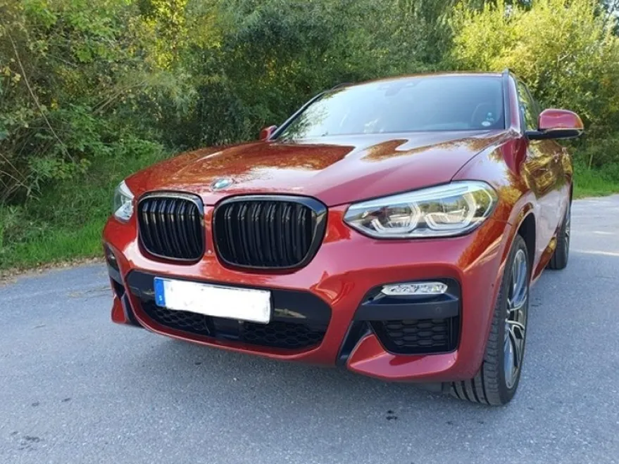 Grillar/Njurar Blank-Svart BMW X3 G01, X4 G02
