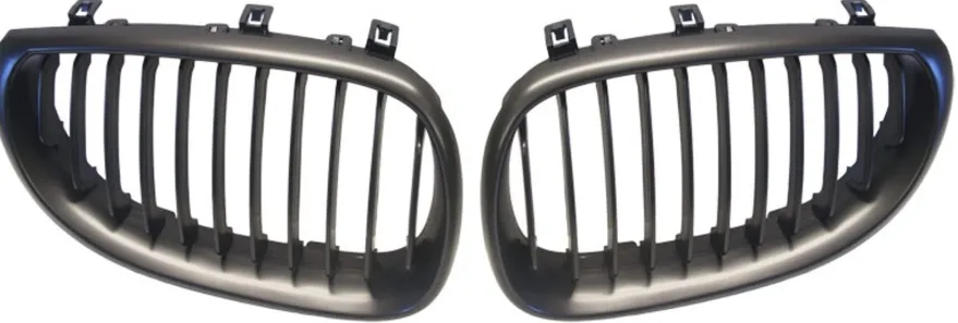 Grillar/Njurar mattsvart BMW 5-Serien E60 Sedan / E61 Touring 2004-2010