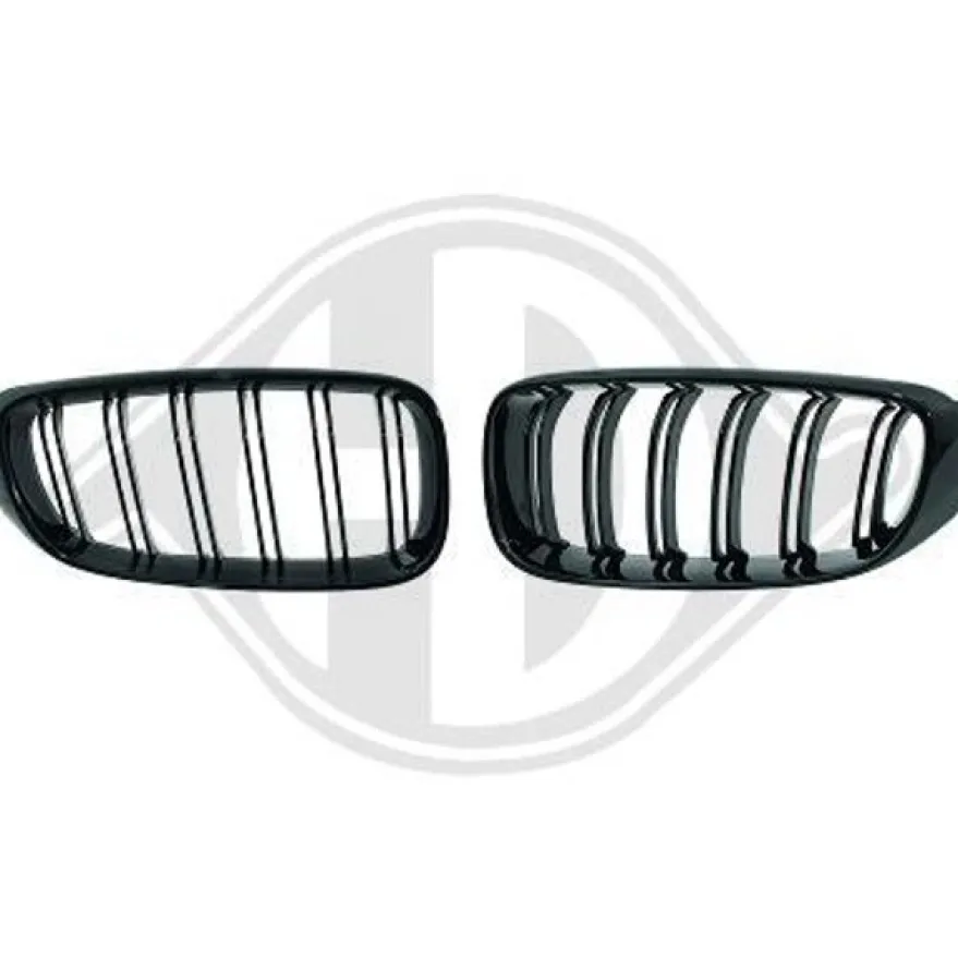 Grillar/Njurar M-look Blanksvart 3-Serien GT F34