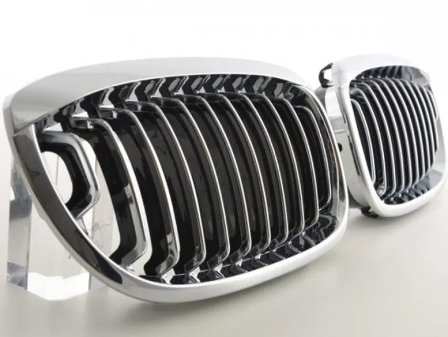 Grillar/Njurar Svart/Krom BMW 3-Serien E46 Coupe 2003-2005