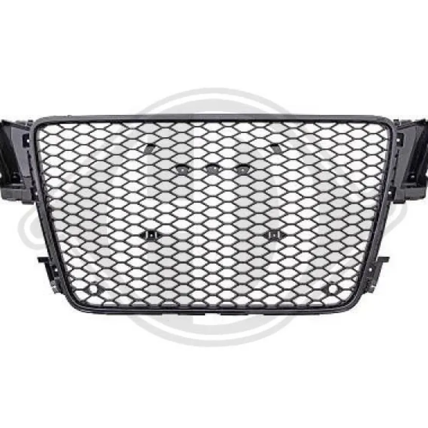 Grill Blanksvart Audi A5 8T 2007-2012